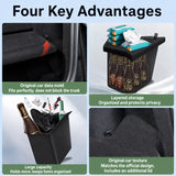 Trunk Side Storage Bins with Covers For Tesla | OEM Fit Organizer for Model 3 & Model Y