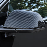 Carbon Fiber Mirror Caps for Model S / X | Sport Style | 2 Finishes | 4 Versions