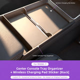 TESVRA Center Console Organizer & Protection Kit for Tesla Model 3 & Model Y | Storage Tray, Armrest Cover & Interior Accessories
