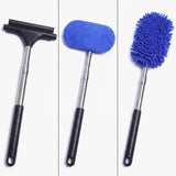 3 - in - 1 Car Window Wiper with Extendable handle | 180° Rotating - Tesery Official Store