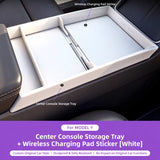 TESVRA Center Console Organizer & Protection Kit for Tesla Model 3 & Model Y | Storage Tray, Armrest Cover & Interior Accessories