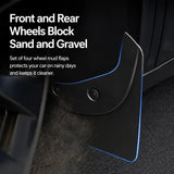 Tesvra Upgraded Mud Flaps Splash Guards for Tesla Model 3 /Model 3 Highland / Model Y / Model Y Juniper