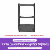 TESVRA Center Console Organizer & Protection Kit for Tesla Model 3 & Model Y | Storage Tray, Armrest Cover & Interior Accessories