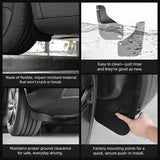 Tesvra Upgraded Mud Flaps Splash Guards for Tesla Model 3 /Model 3 Highland / Model Y / Model Y Juniper