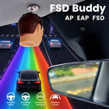 Tesvra Magnetic Driver Monitoring Head for Tesla – DMS-Compatible Driver Head Simulator