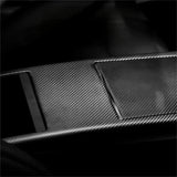 Carbon fiber Center console trim panel for Model S/X 2022+