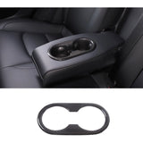 Rear Seat Water Cup Holder Trim Interior Accessories for Tesla Model 3 / Y
