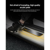 LED Colorful Lights Illuminated Door Sills for Tesla Model Y/3/S/X
