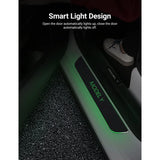 LED Colorful Lights Illuminated Door Sills for Tesla Model Y/3/S/X