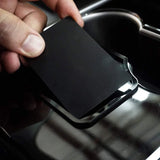Acrylic Center Console Card Key Holder for Model 3/Y | Gloss Black | Anti-Slip