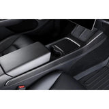 Real Dry Carbon Fiber Center Console Trim Panel for Model Y 2021-2025.03