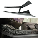 Real Dry Carbon Fiber Center Console Trim Panel for Model Y 2021-2025.03