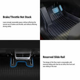 All Weather TPE Floor Mats for Tesla Model Y 7 Seats
