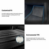 All Weather TPE Floor Mats for Tesla Model Y 7 Seats
