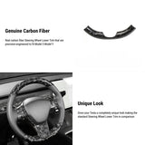 Genuine Forged Carbon Fiber Interior Mods Wrap Kit for Tesla Model 3 / Y