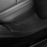 Leather Rear Door Sill Protector for Tesla Model Y 2020-2025.03