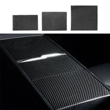 Dry Carbon Fiber Panel Console Wrap For Model Y Juniper / Model 3 Highland