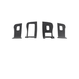 Dry Carbon Fiber Window & Door Switch Covers for Model Y / Model 3（Left Hand Drive）
