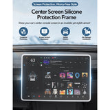 Central Screen Protector Frame for Tesla Model 3 Highland & New Model Y