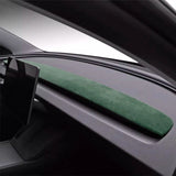 Alcantara Spliced Dash Trim for Tesla Model 3 Highland / Model Y Juniper (2PCS)