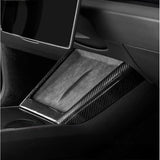 Real Dry Carbon Fiber Wireless Charging Frame for New Model Y & Model 3 Highland