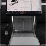 Real Dry Carbon Fiber Wireless Charging Frame for New Model Y & Model 3 Highland