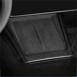 Real Dry Carbon Fiber Wireless Charging Frame for New Model Y & Model 3 Highland