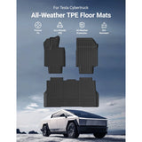 All Weather TPE Floor Mats for Cybertruck