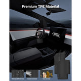 All Weather TPE Floor Mats for Cybertruck