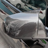 Mirror Caps for Model Y / 3 ( Sporty Style ) - Dry Carbon Fiber Exterior Mods