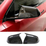 Mirror Caps for Model Y / 3 ( Sporty Style ) - Dry Carbon Fiber Exterior Mods