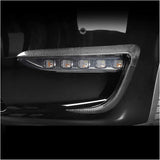Tesla Model Y Fog Light Trim - Carbon Fiber Exterior Mods