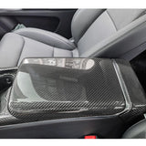 Armrest Box Dry Carbon Fiber Overlay for Model S/X 2021+