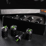 Carbon Fibre Car Wheel Tire Valve Stem Cap For Tesla Model3/Y/X/S（4pcs）