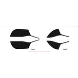 Door Kick Film for Model S | 4-Piece Set | PET Material | Scratch Protection | 2017-2021