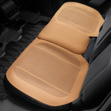 All-Wheather Nappa Leather Car Seat Covers for Tesla Model 3/Y/S/X
