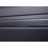 Door Trim Dry Carbon Fiber Overlay for Model S/X