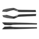 Door Trim Dry Carbon Fiber Overlay for Model S/X