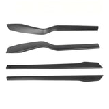 Door Trim Dry Carbon Fiber Overlay for Model S/X