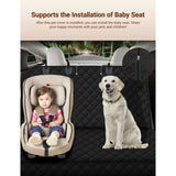 Dog Seat Cover With Double Zipper for Model 3/Y/S/X/Cybertruck