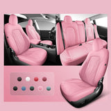 Nappa Leather Seat Covers for Model 3 Highland & Model Y Juniper