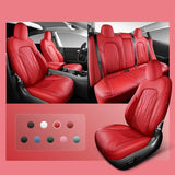 Nappa Leather Seat Covers for Model 3 Highland & Model Y Juniper