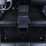 All-Round White Leather Floor Mats for Tesla Model 3 Highland / Y