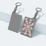 Plaid Silicone Key Card Holder for Tesla 3/Y/X/S