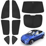 Full 8pcs Set Side Window Shade for Model Y