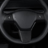 Model 3 / Y Steering Wheel Patch - Carbon Fiber Interior Mods
