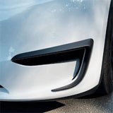 Tesla Model 3 Fog Light Trim - Carbon Fiber Exterior Mods