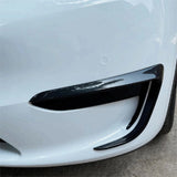 Tesla Model 3 Fog Light Trim - Carbon Fiber Exterior Mods