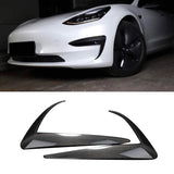 Tesla Model 3 Fog Light Trim - Carbon Fiber Exterior Mods