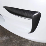 Tesla Model 3 Fog Light Trim - Carbon Fiber Exterior Mods